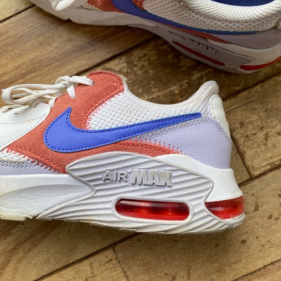 Nike White and Pink Sneakers Low-Top Lace-Up - Picture 3 of 6